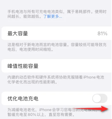 芙蓉苹果15维修分享iPhone15充电到80%就充不进电了怎么办 