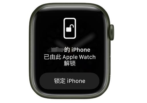 芙蓉苹果手机维修分享用 AppleWatch 解锁配备面容 ID 的 iPhone方法 