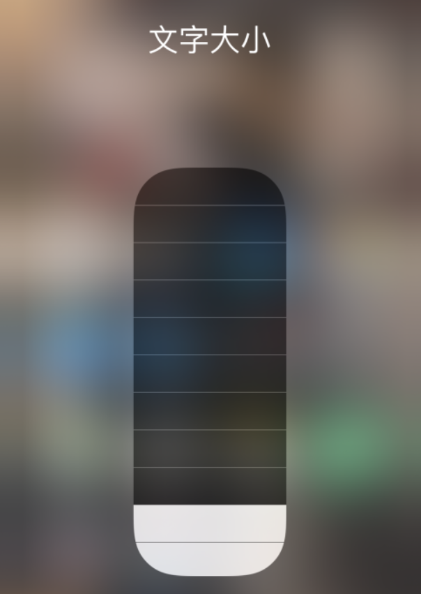 芙蓉苹果手机维修分享小技巧：在 iPhone 控制中心快速调节字体大小 